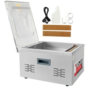 KFFKFF Chamber Vacuum Sealer, DZ-260A 6.5 cbm/h Pump Rate, Excellent Sealing Effect with Automatic Control, Commercial Kitchen Foods Packaging Machine Used for Fresh Meats, Fruit Saver 110V