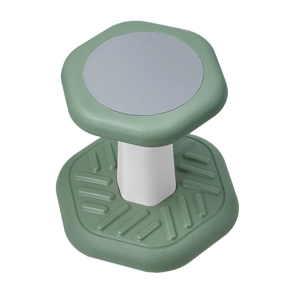 KFFKFF Children's Balance Chair with Foam Seat, Enhances Concentration, Posture & Serenity, Perfect for Elementary & Pre-K, Ages 3-7, Green