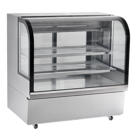 KFFKFF  Refrigerated Display Case Display Refrigerator 18 Cu.Ft./505L Commercial Refrigerator Pastry Display Case With Interior LED Lighting
