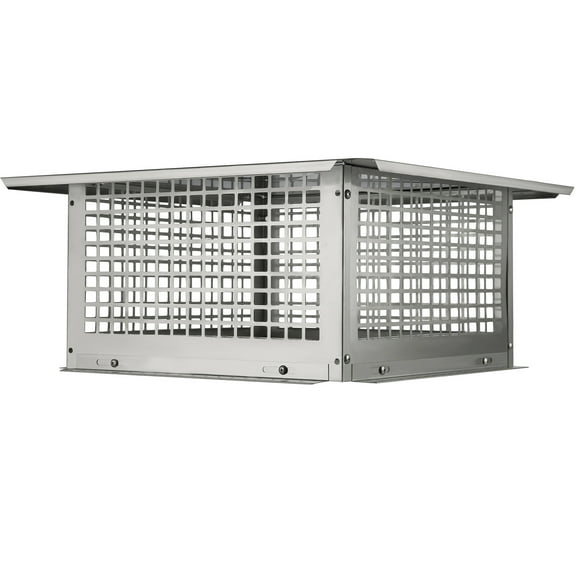 KFFKFF Chimney Cap, 17x17 inch, Made of 304 Stainless Steel, Durable Fireplace Chimney Cover, Stable Design with Useful Accessories, Simple to Install, Compatible