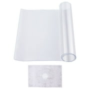 KFFKFF Clear PVC Desk Protector, 16 x 32 Inch, 1.5 mm Thickness, Rectangle Table Cover, Water-Resistant & Simple to Clean, Ideal for Office, Dining, and Nightst