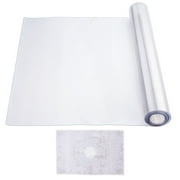 KFFKFF Clear PVC Desk Protector, 42x96 Inch, 1.5mm Thickness, Rectangle Table Cover, Water-Resistant & Simple to Clean,