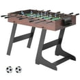 thumbnail image 1 of KFFKFF Collapsible Foosball Table, 42-inch Regulation Size, Foosball Soccer Table Ideal for Indoor Use, Home, Family, and Recreational Room, Comes with Foosball Table Kit, Includes 2 Balls, 1 of 9