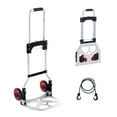 thumbnail image 1 of KFFKFF Collapsible Hand Trolley, 2123A Supports up to 176 lbs, Robust Baggage Cart, 1 of 9