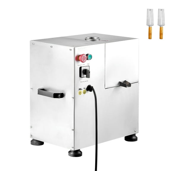 KFFKFF Commercial Electric Sugarcane Juicer, 800W Machine with 661LBS/H Output, 4 Stainless Steel Rollers, Juice Extractor for Home and Business Applications