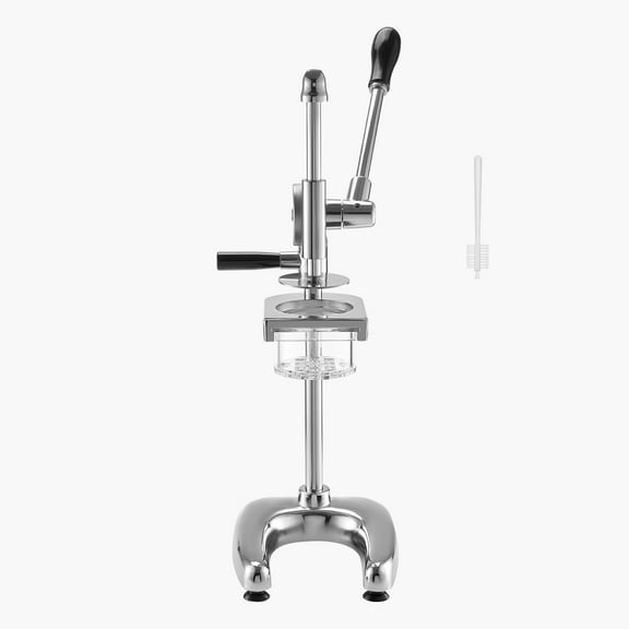 KFFKFF Commercial French Fry Cutter, Stainless Steel Potato Strip Press, Manual Long Fry Maker with Pull-Out Extruder, Mashed Potato Press for Restaurants and Home Kitchens