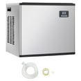thumbnail image 1 of KFFKFF Commercial Ice Maker Machine - 500 Lbs/Day Stainless Steel Ice Machine with Self-Cleaning, Programmable Ice Production, Adjustable Thickness, Suitable for Restaurants, Bars, Cafes, 1 of 9