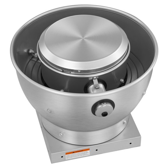 KFFKFF Commercial Kitchen Exhaust Fan, 612 CFM Canopy Hood Ventilation System, 0.25HP 180W Direct Drive Unit, High-Speed Operation with Low Noise, Suitable for Food Trucks, Warehouses