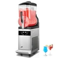 thumbnail image 1 of KFFKFF Commercial Slushy Machine, 12L Tank Slushie Machine, Frozen Drink Machine with Temperature Preservation, Slushy Maker Machine, 1 of 9