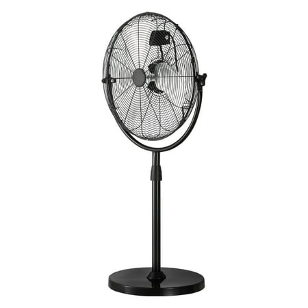 KFFKFF 20" Industrial Oscillating Standing Fan, 4500CFM High Velocity Pedestal Fan with Adjustable Height from 46.9 to 59.6 Inches, Ground Fans with 3 Speed Settings