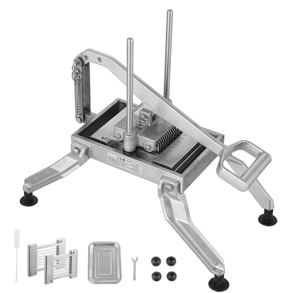 KFFKFF Commercial Vegetable Cutter 3/8" and 3/16" Slicer Tomato Cutter