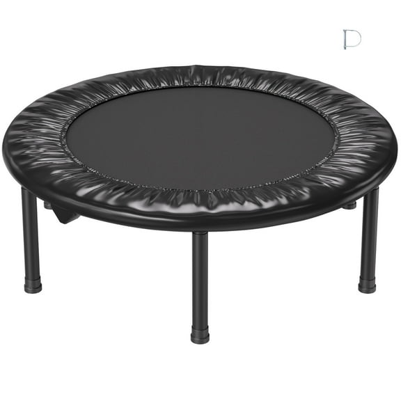KFFKFF Compact Bouncing Trampoline, 36-Inch Fitness Jumper, Supports up to 220 lbs, Exercise Bouncer, Steady & Silent for Indoor Home Gym or Garden Training, Adult-Friendly Mini Trampoline