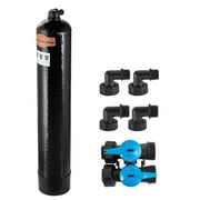 KFFKFF Whole House Water Softener Salt-Free Home Water Softener System - Works with City and Well Water Filters 6 Years 1100,000 Gallons