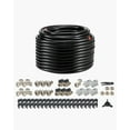 thumbnail image 1 of KFFKFF Compressed Air System, 200FT x 3/4", HDPE-Aluminum, Air Compressor Tubing Kit, Leak-Resistant & Simple Installation, Air Line Kit for Workshops Garages, Black, 1 of 9