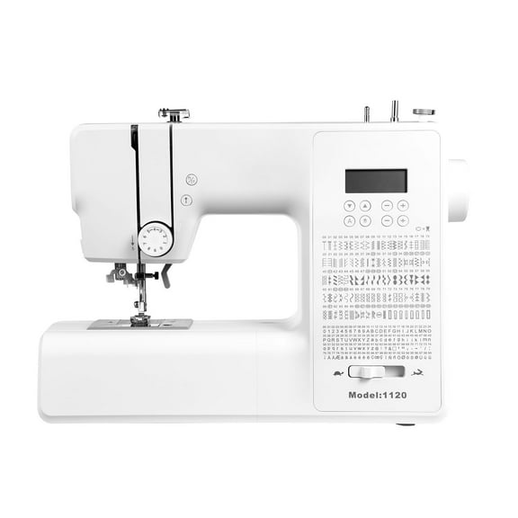 KFFKFF Computerized Sewing Machine with 200 Stitch Options, LCD Display, Foot Pedal, LED Light, Durable Metal Frame, and High-Performance Motor for Sewing Projects and Repairs