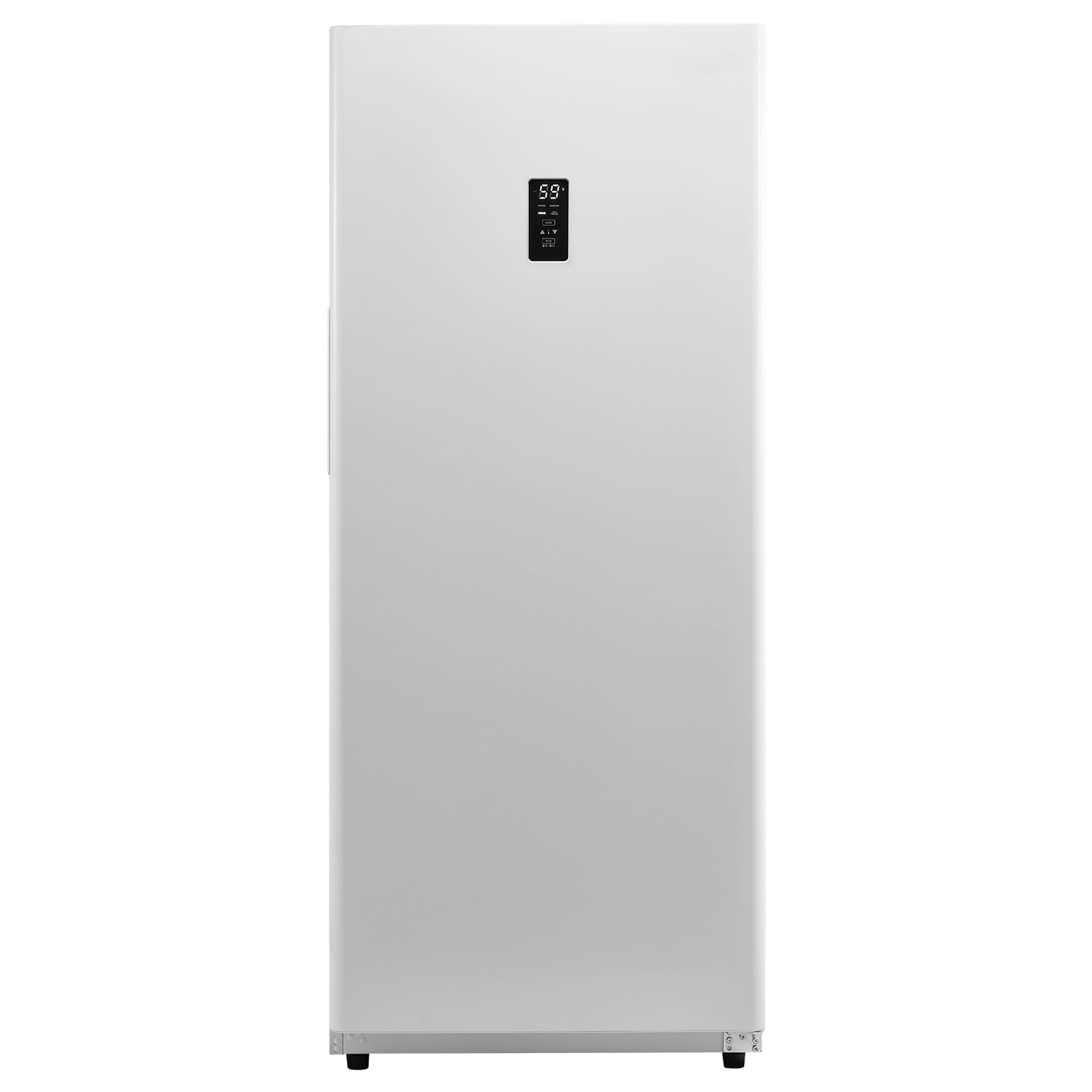 KFFKFF Convertible Upright Freezer/Refrigerator, 14 Cu.Ft Frost-Free Unit with Temperature Control Panel, Long Door Open Alarm, Adjustable Shelves, and LED Lighting, Ideal for Kitchen, Office