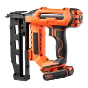 KFFKFF Cordless 20V 16GA Straight Finish Nailer with Battery, Compatible with 1-1/4" to 2-1/2" Nails, Includes 1500 Nails, 2.0Ah Lithium-Ion Battery, Charger, and Comfortable Grip Design
