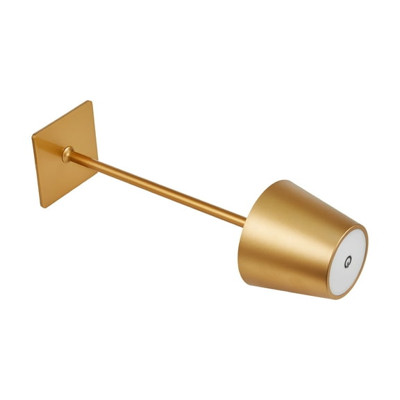 KFFKFF Cordless Table Lamp, 2-Pack, Rechargeable 5200mAh Battery, Adjustable 3-Color Dimming, 3000-6500K Color Range, Ideal for Dining, Bedroom, Outdoor Use, Gold