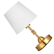 KFFKFF Cordless Table Lamp with Rechargeable 5200mAh Battery, Adjustable 3-Level Brightness, Fabric Shade, 2700-3000K Warm Light, Ideal for Restaurants, Bedrooms, and Bars, Gold Finish