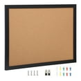 thumbnail image 1 of KFFKFF Cork Board Bulletin Board with MDF Sticker Frame Wall Mounted 36" x 24", 1 of 9