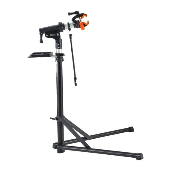 KFFKFF Cycle Fixing Station, 66 lbs Robust Aluminum Cycle Servicing Station, Height Modifiable Cycle Care Stand with Magnetic Instrument Tray Extendable Arm,