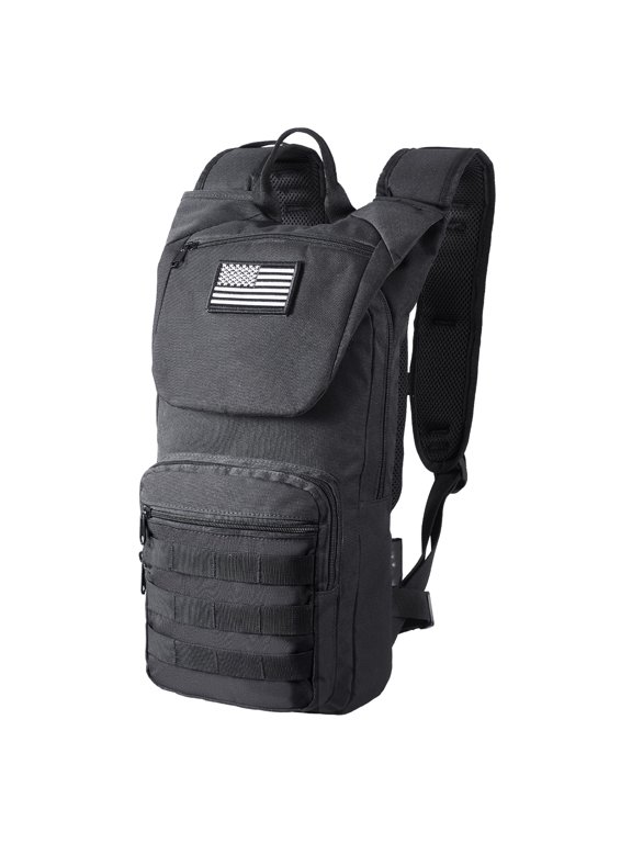 Cycling Camping Backpack, Breathable Ultralight Bicycle Outdoor Sport Hydration Pack Bag with 3L Water Bladder, for Males Females Trekking Jogging Cycling Camping