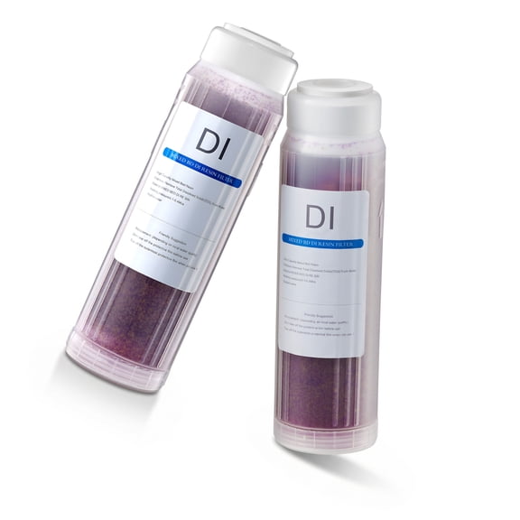 KFFKFF Deionized Filter for Spot-Free Car Wash System, 2 x 0.5L Color-Changing DI Resin Replacement - Compatible with PRS-101XC Deionized Water System for Vehicles, RVs, and Windows