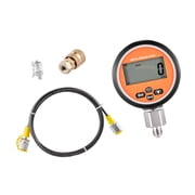 KFFKFF Digital Hydraulic Pressure Test Kit, 10000 PSI Gauge Tester with Single Gauge, Test Coupling, Quick-Release Connector, and Hose for Excavator and Construction Equipment