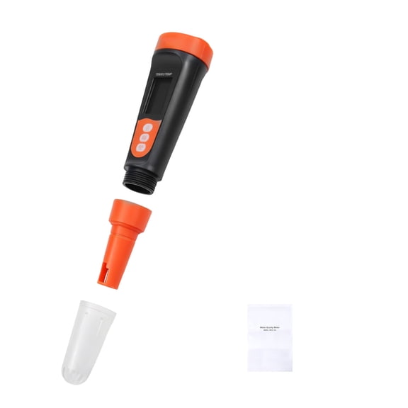 KFFKFF Digital TDS Meter, 0-9990 ppm Range, Multi-Parameter EC/TDS Measurement, Water Tester with Automatic Temperature Compensation, Clear VA Display, Ideal for Drinking Water Quality Analysis