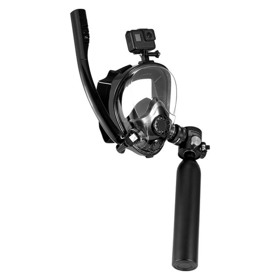 KFFKFF Diving Oxygen Canister, Compact 0.5L Scuba Diving Cylinder, Facilitates 5-10 Minutes of Subaquatic Respiration, 98.43 ft Submersion Capability, Complete Lung Tank Set