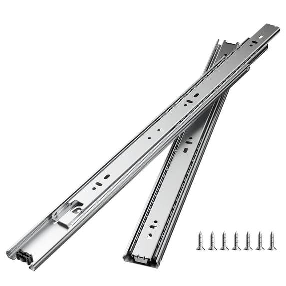 KFFKFF Drawer Tracks, 18-inch, Set of 10 Pairs, Fully Extendable Ball ...