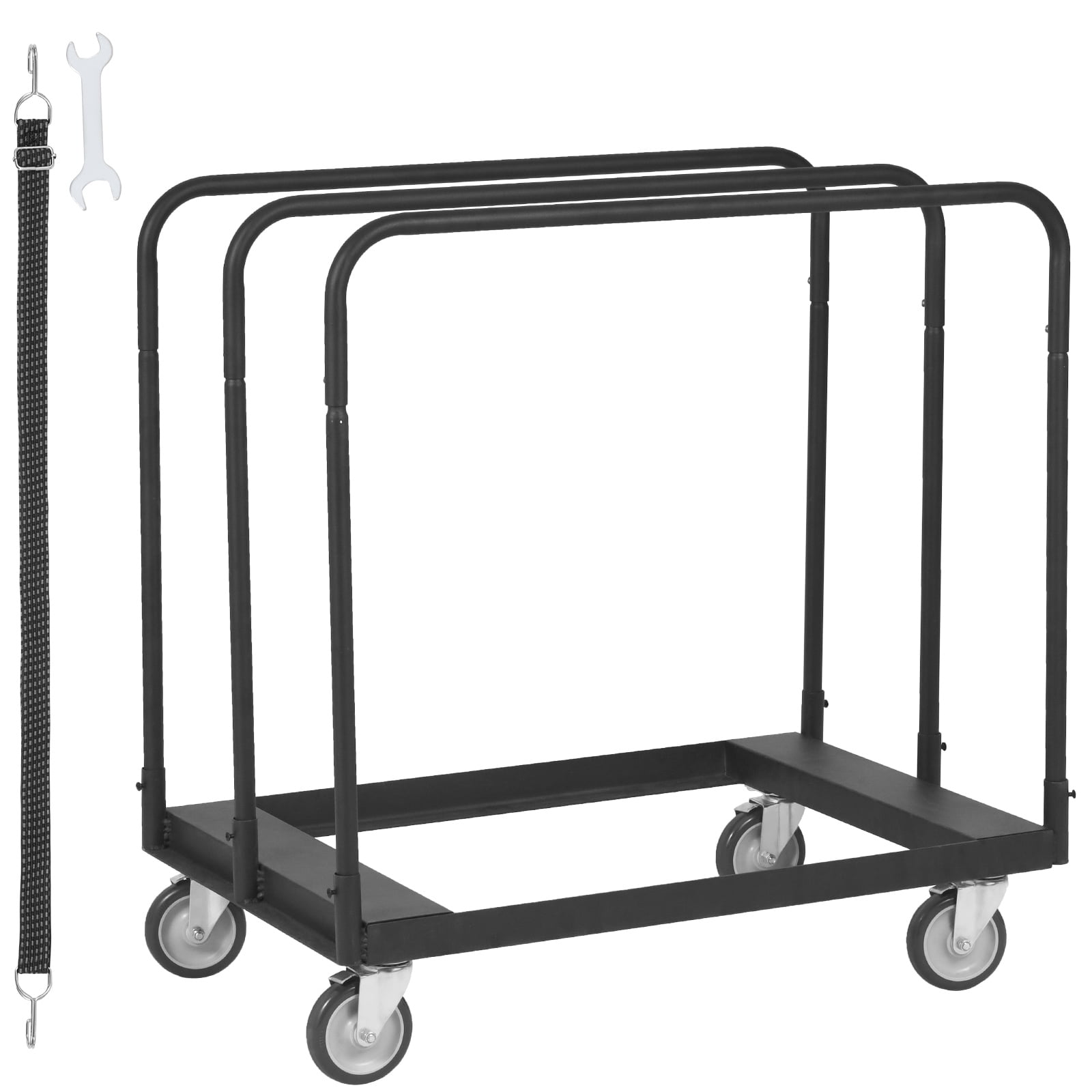 KFFKFF Drywall Cart 1500 lbs Panel Cart Dolly Handling Sheetrock Sheet Panel