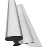 KFFKFF Drywall Skimmer Blade, 24-Inch Smooth Knockout Trowel, Extruded Aluminum and European Stainless Steel Construction Knife and High Impact End Cap, Drywall Putty Finishing Tool