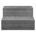 thumbnail image 1 of KFFKFF Durable 2-Step Hot Tub Stairs, 25-Inch Wide HIPS Outdoor Steps with 600 lbs Capacity, Suitable for Above-Ground Pools, Inflatable Spas, Patios, Decks, and Campers, Graphite Gray, 1 of 9