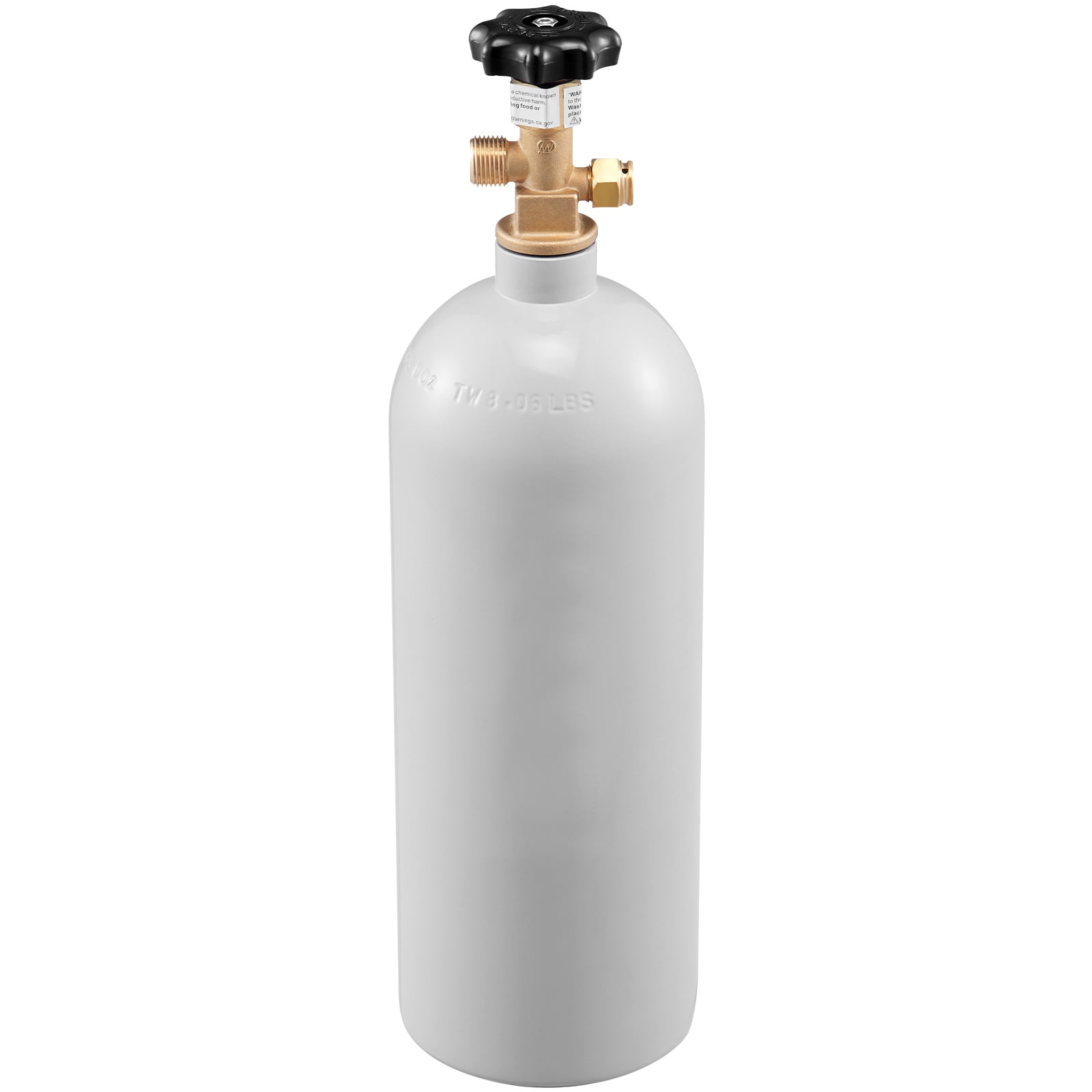KFFKFF Durable CO2 Regulator, 0-60PSI, for Homebrew Draft Beer, Features Adjustable Control & Check Valve, Fits 5 LBS CO2 Tank