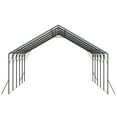thumbnail image 1 of KFFKFF Durable Metal Carport, 20 x 24 ft Outdoor Shelter with Robust Frame & Roof, Vehicle Garage Shade with Detachable Side Panels, Versatile Cover for Cars, Boats, Trucks & Agricultural Equipment, 1 of 9