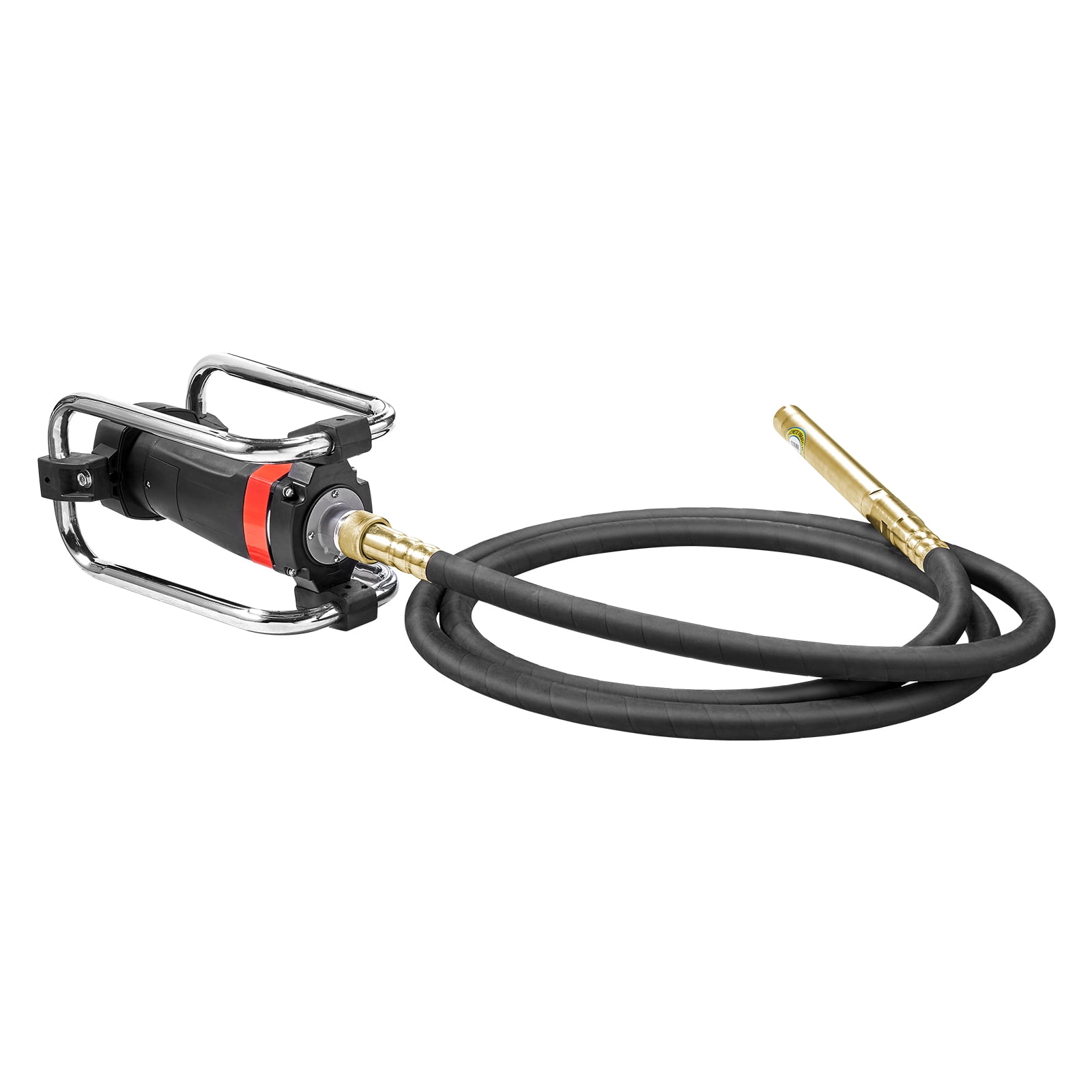 KFFKFF Electric Portable Concrete Vibrator, 16000 VPM with 14.75 ft / 4.5m Shaft (1 x Motor, 1 x Vibrating Shaft, 2 x Carbon Brushes)