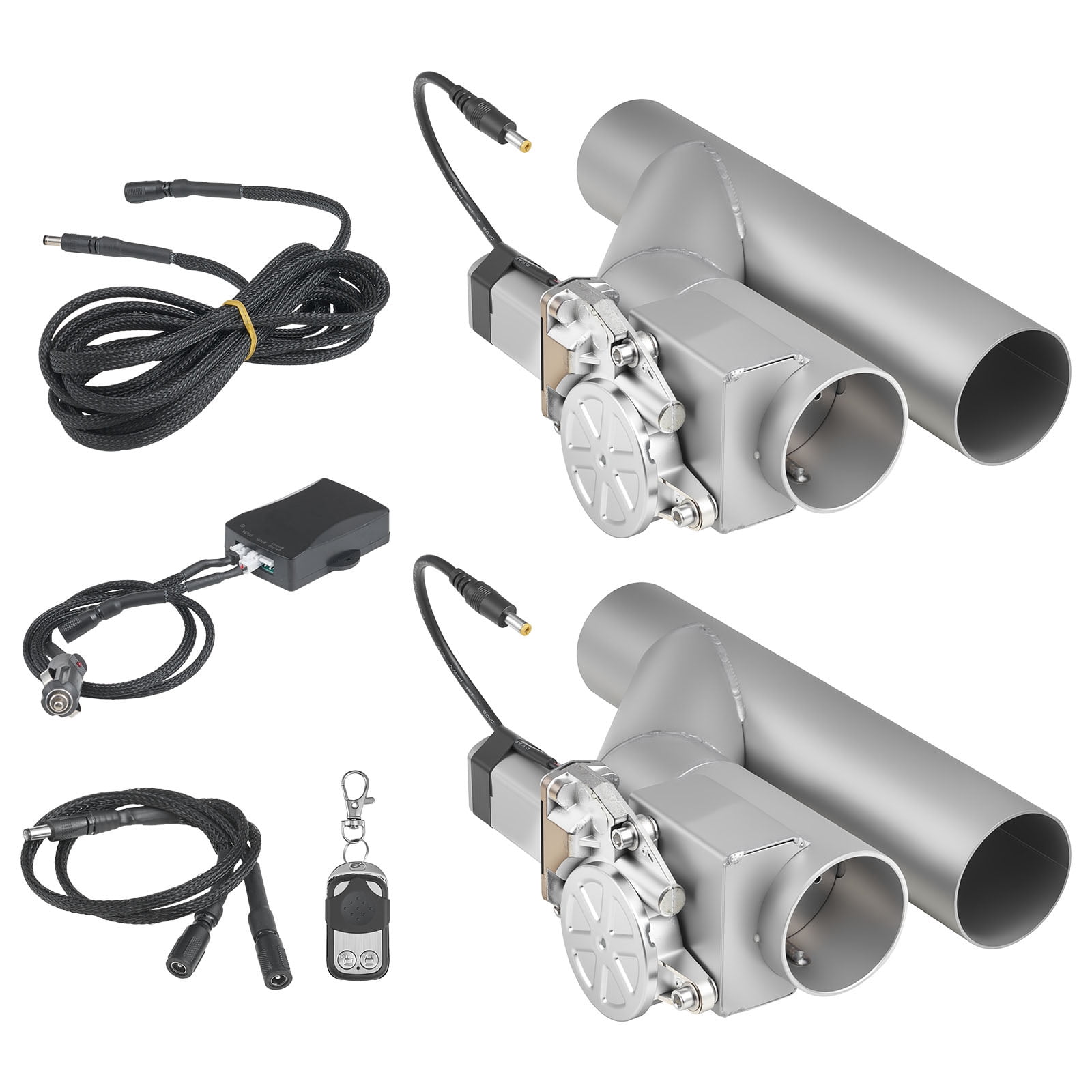 3 inch Exhaust Valve Muffler Cutout Kit Electric Exhaust Cutout Pipe Valve Set Automobile Wireless Remote Control Valve | PH