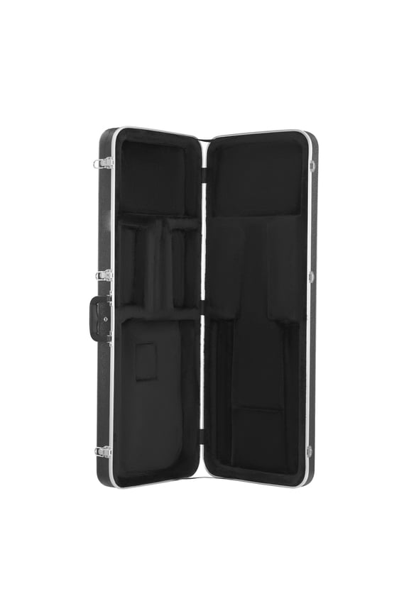 Electric Guitar Hard Case, 41.34-inch Rectangular Design, Equipped with Lock, Latch, Key, and Handle, Durable ABS Shell with Soft Interior Padding, Water-Resistant Protection