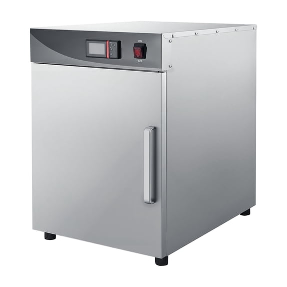 KFFKFF Electric Hot Box Food Warmer, 4-Tier Commercial Warming Cabinet with Water Tray, Single-Door Design and Adjustable Shelves, Stainless Steel Food Heating Cabinet for Restaurants, Kitchens