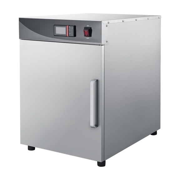 KFFKFF Electric Hot Box Food Warmer, 4-Tier Commercial Warming Cabinet with Water Tray, Single-Door Design and Adjustable Shelves, Stainless Steel Food Heating Cabinet for Restaurants, Kitchens