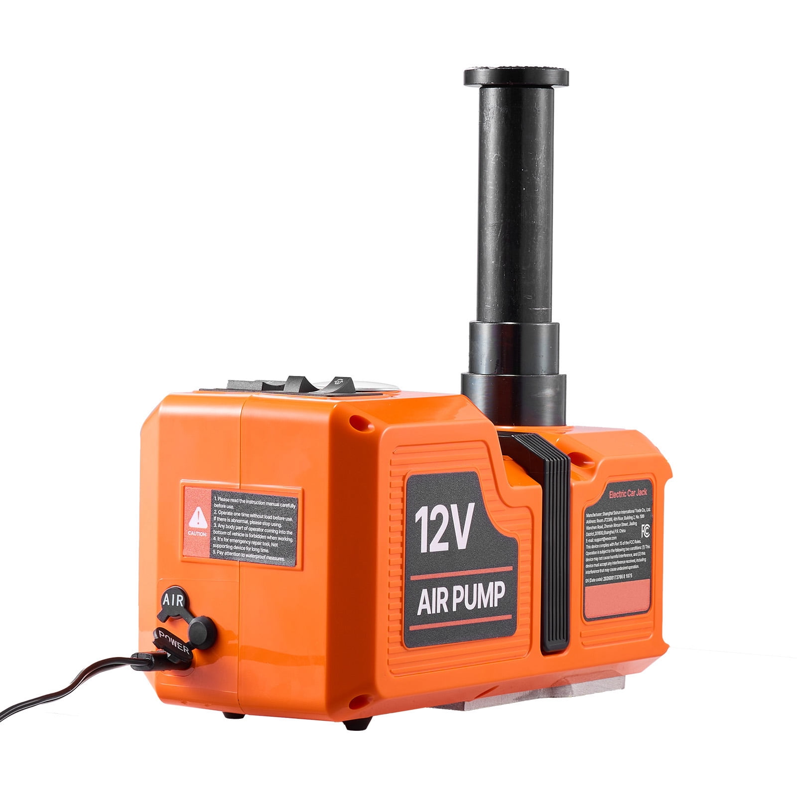 KFFKFF Electric Hydraulic Car Jack, 5-Ton Capacity with Integrated Air ...
