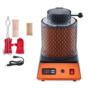 KFFKFF Electric Melting Furnace, 1350W Metal Smelting Machine, 2102 /1150  Foundry with 3kg Ceramic Crucible, Metal Smelting Kit for Jewelry Crafting, Metal Bars, and Components
