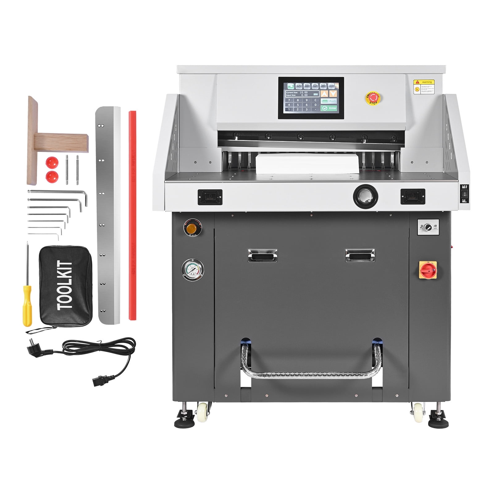 KFFKFF Electric Paper Cutter, Hydraulic Metal Cutting Machine, 28-inch ...