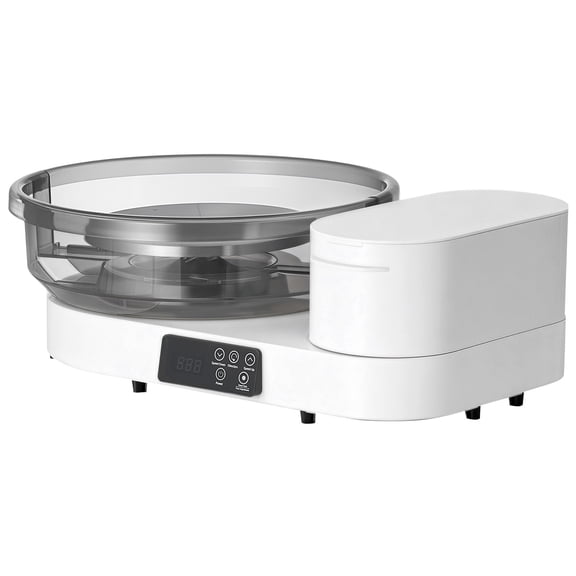 KFFKFF Electric Pottery Wheel for Adults, 14" and 11" Turntables, 450W Tabletop Wheel with Foot Pedal, Adjustable Speed 30-300 RPM, Durable Aluminum Build, Ideal for Beginners and DIY Clay Projects