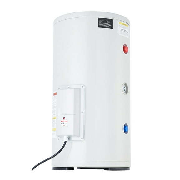KFFKFF Electric Tank Water Heater, 18-Gallon Tank with LED Heating Indicator, 1.6kW Knob Control, IPX4 Waterproof, Side Connection 120V Storage Design with T&P Valve for Small Spaces, RVs,