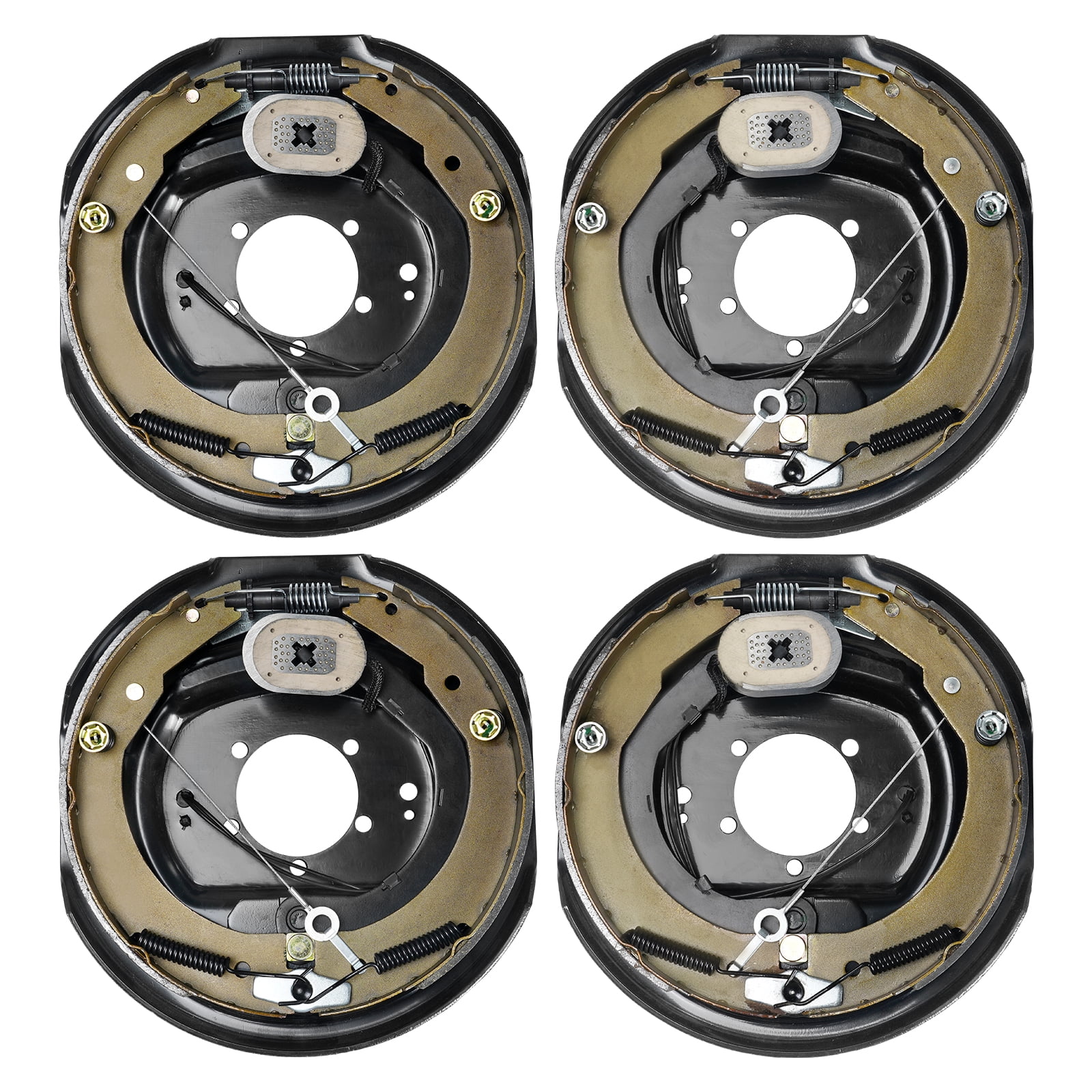 KFFKFF Electric Trailer Brake 12" x 2" Self-Adjusting Assembly 2 Pairs 7000 lbs
