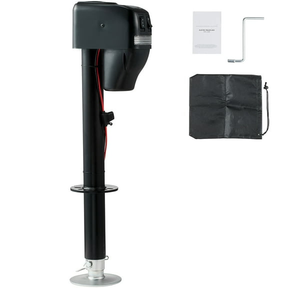 KFFKFF Electric Trailer Jack 4000 lbs Power Tongue Jack for RV Trailer & Camper