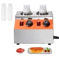 thumbnail image 1 of KFFKFF Electrical Bottle Heater including Bottles, 0.57x2 Qt Business-grade Cheese Melter, Hot Chocolate Heater with 86-185℉ Adjustable Temperature, Dual Plastic Bottles for Nacho Cheese, 1 of 9