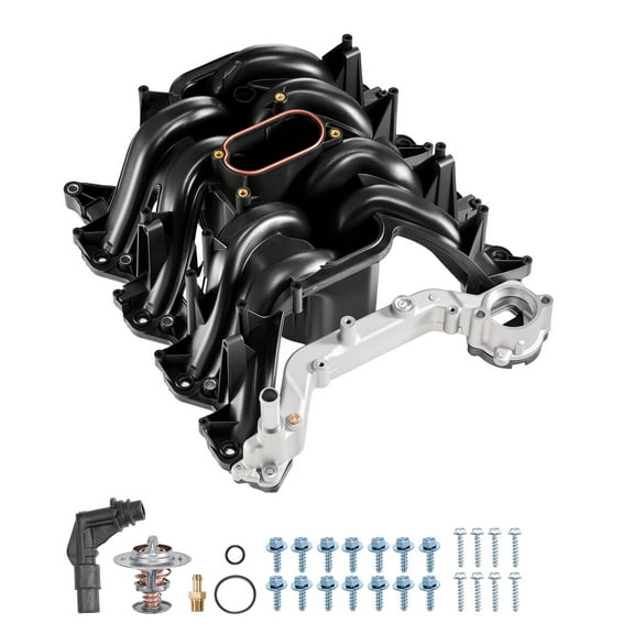 KFFKFF Engine Intake Manifold Assembly with Gasket, Compatible with 2000-2004 Ford F150/F250/F350, Replaces 615-188, AC2Z-9424-A, 2L1Z-9424-AA, 4C2Z-9424-CA, 5C2Z-9424-AA, 9C2Z-9424-AA